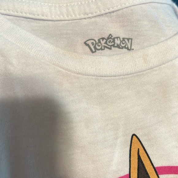 Pokemon White and Purple Tie-Dye Short Sleeve Tee - Picture 2 of 2